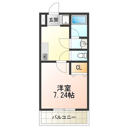 プルミエール住之江の物件間取画像